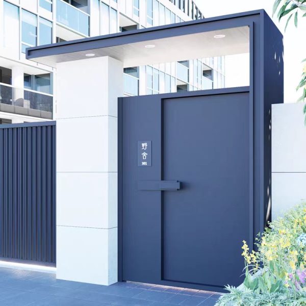 1 Aluminum Alloy-Material Courtyard Gate