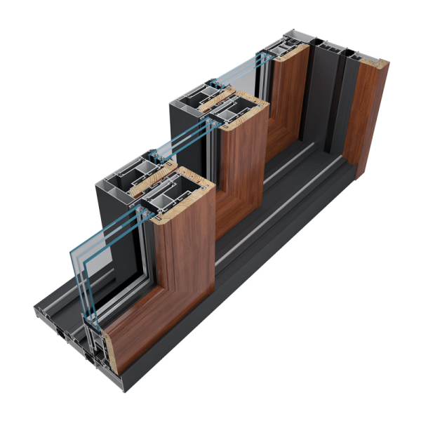 10 Aluminum Profile-Building Aluminum-Aluminum wood Composite Sindow Series