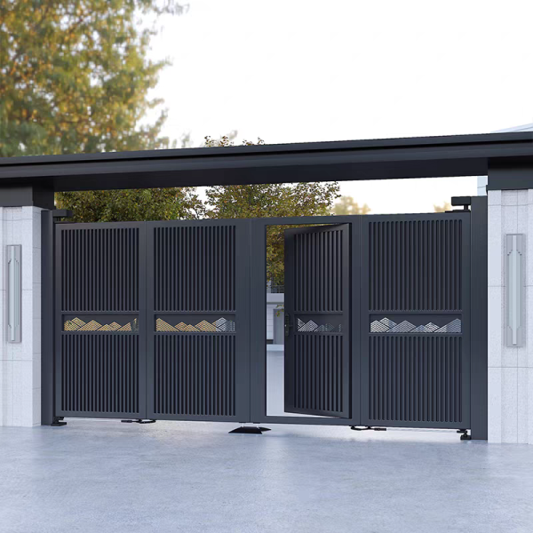 3 Aluminum Alloy-Material Courtyard Gate