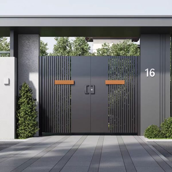 5 Aluminum Alloy-Material Courtyard Gate