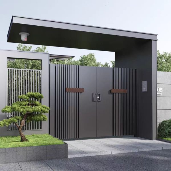 6 Aluminum Alloy-Material Courtyard Gate