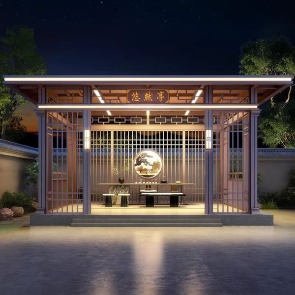 7 Aluminum Alloy-Material Outdoor Pavilion