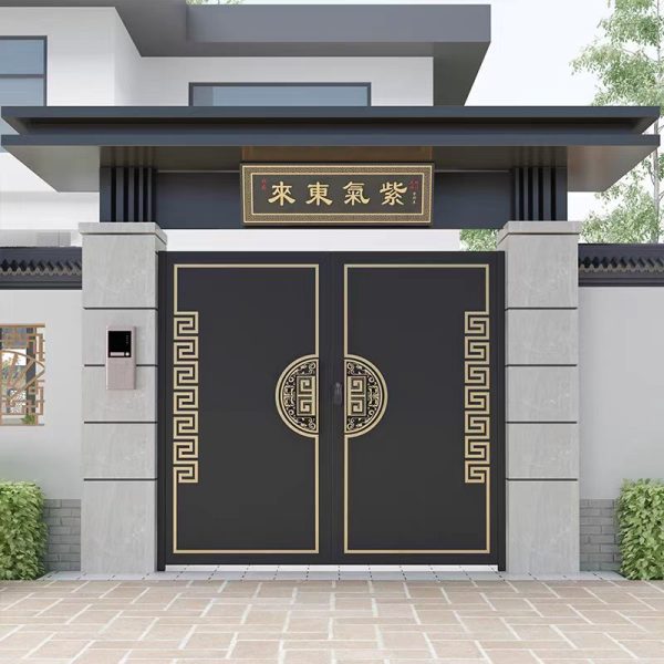 8 Aluminum Alloy-Material Courtyard Gate